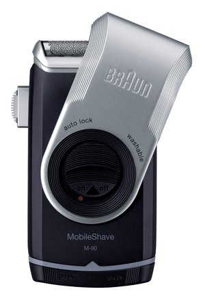 BRAUN ELEKTRISCHER RASIERER - REISERASIERER MOBILESHAVE M90 - Electric razor - schwarz grau