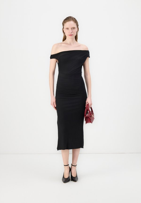 ONE SIDE OFF SHOULDER MIDI - Cocktail dress / Party dress3