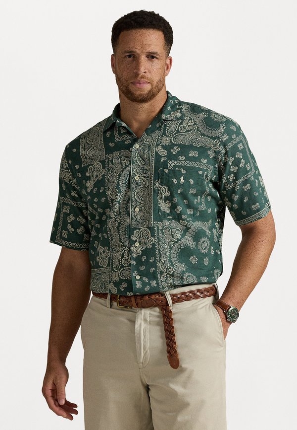 BANDANNA-PRINT CAMP SHIRT - Shirt