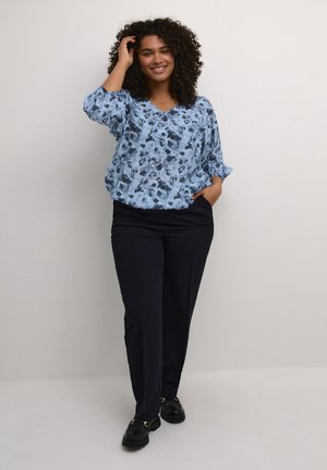 SUSAN - Blouse - faded blue flower