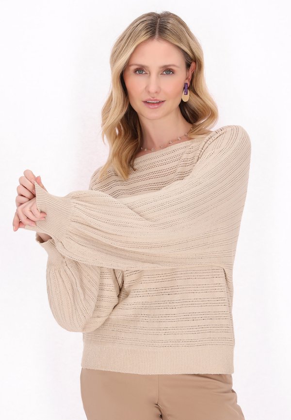 Strickpullover - beige