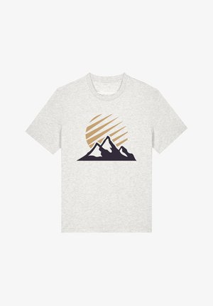 watapparel, MOUNTAIN AND SUN - T-shirt imprimé - cool heather grey
