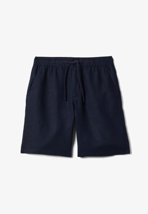 PIOMBO, BERMUDA SHORTS WITH ELASTICATED WAISTBAND - Short - night blue