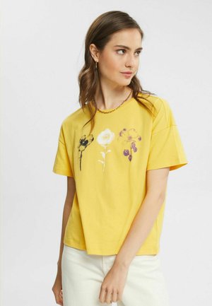 SPLASH - Print T-shirt - yellow