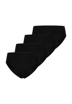 Schiesser SCHIESSER 4 PACK - Trusser - black