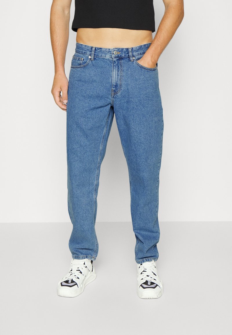 Les Deux RYDER - Calças de ganga de corte relaxado - medium indigo wash