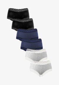 Unausgewählt, schwarz/blau/grau melange