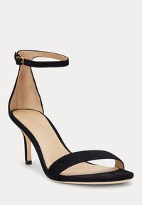 Lauren Ralph Lauren ALLIE MID HEEL SUEDE SANDAL - Sandaler - black
