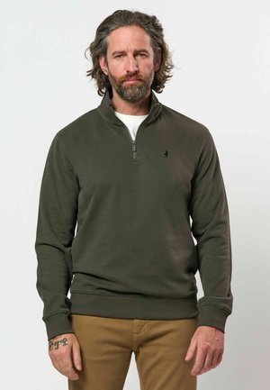 MCS, MCVILMAR HALF-ZIP SWEATSHIRT - Φούτερ - olive