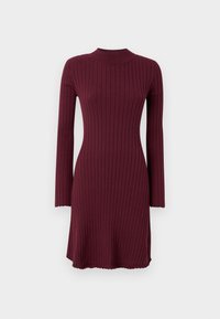 JDYERIKA O NECK SKATER DRESS  - Robe de jour - windsor wine