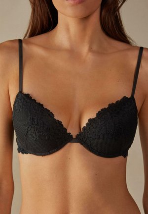 BELLISSIMA PRETTY FLOWER - Push-up BH - black