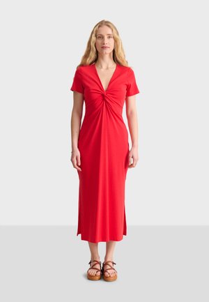 VAREN - Jersey dress - red