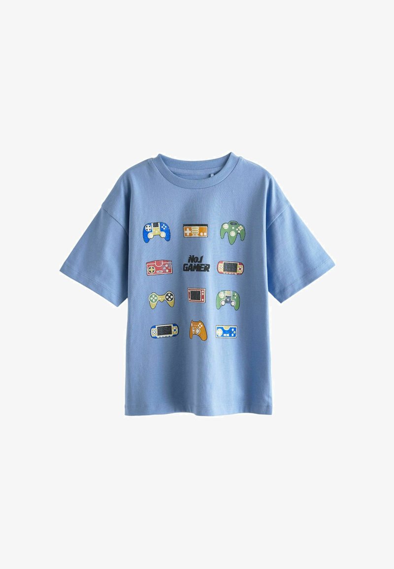 Next SHORT SLEEVE GRAPHIC STANDARD - T-shirts print - blue controller