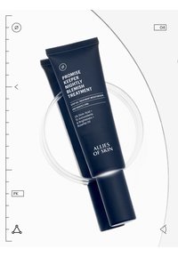 Two dark blue tubes labeled "Promise Keeper Nightly Blemish Treatment" with ingredients and brand "Allies of Skin" on a white background.