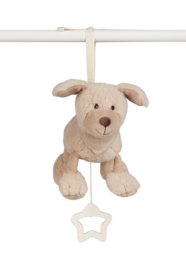 HUND LUCKY – Spieluhr – naturbraun
