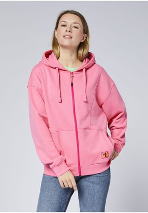 COMFORT FIT - Zip-up sweatshirt - chateau rose