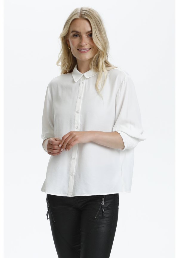 CRNOLA - Button-down blouse - chalk4