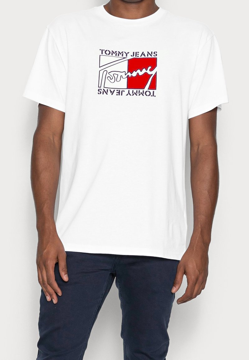 Tommy Jeans T-shirt imprimé - white