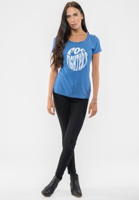 Paradiso Clothing FOO FIGHTERS 70'S BAND LOGO - Print T-shirt - blue