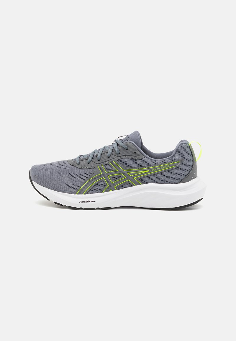 ASICS GEL-CONTEND 9 - Scarpe da corsa su strada - steel grey/safety yellow