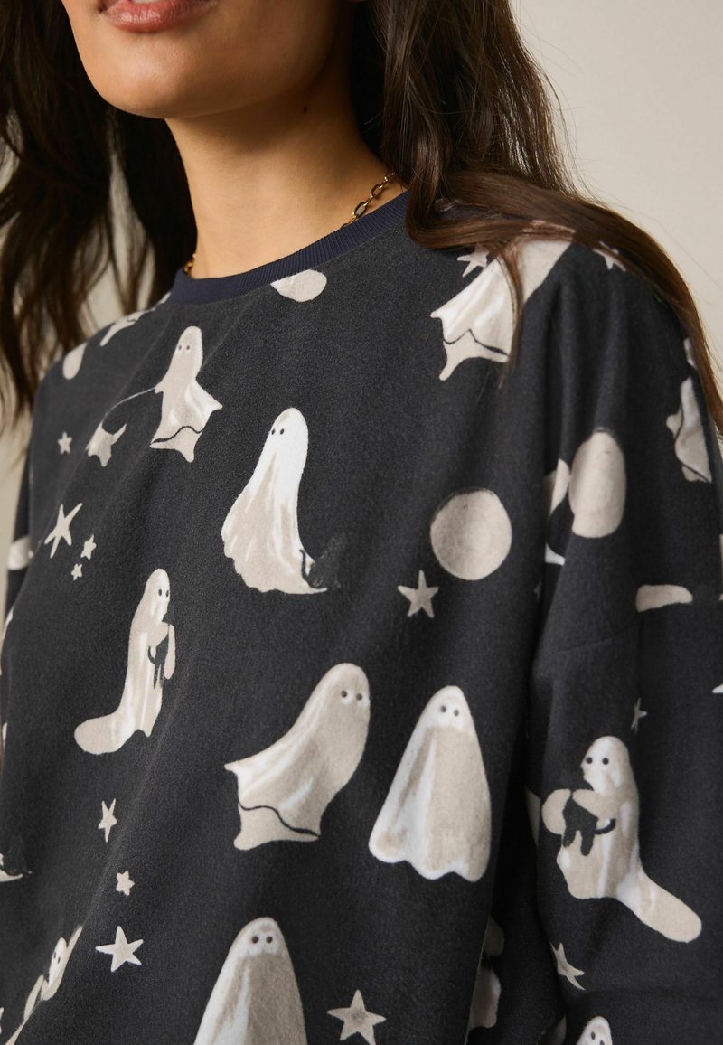 Next COSY LONG SLEEVE SET - Pidžaamakomplekt - charcoal grey ghosts