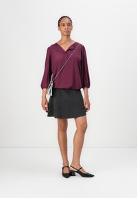 TOM TAILOR DENIM SKATER SKIRT - Trapecinis sijonas - shale grey