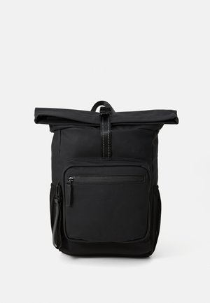 WINGS SMALL ROLLTOP UNISEX - Ryggsekk - black