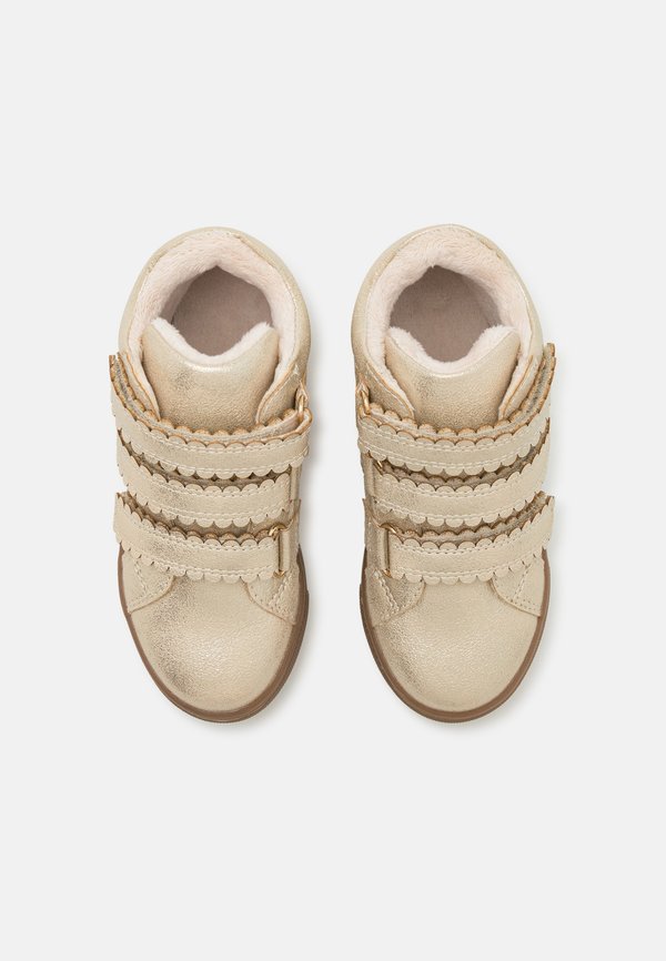 High-top trainers - gold2