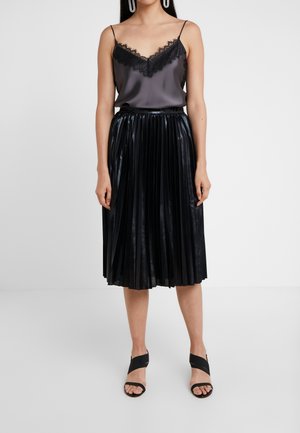 A-snit nederdel - black