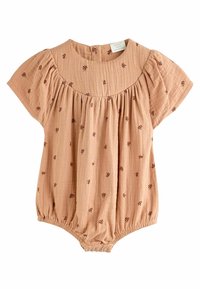 Next BLOOMER  REGULAR FIT - Overall / Jumpsuit - brown embroidered flowers