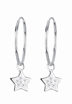 SPARKLING STAR ASTRO - MIT KRISTALLEN VON SWAROVSKI® - Øreringe - weiß