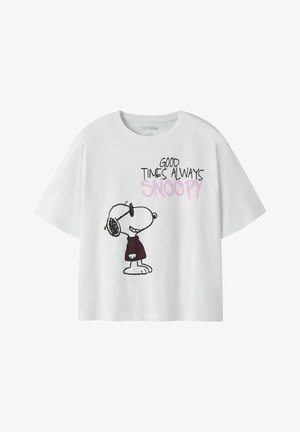 TWO SOON, T-SHIRT SNOOPY - Μπλουζάκι με στάμπα - bright white