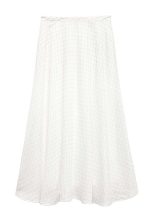 Marks & Spencer, CHECKED MIDI SKIRT. - Jupe longue - ivory mix