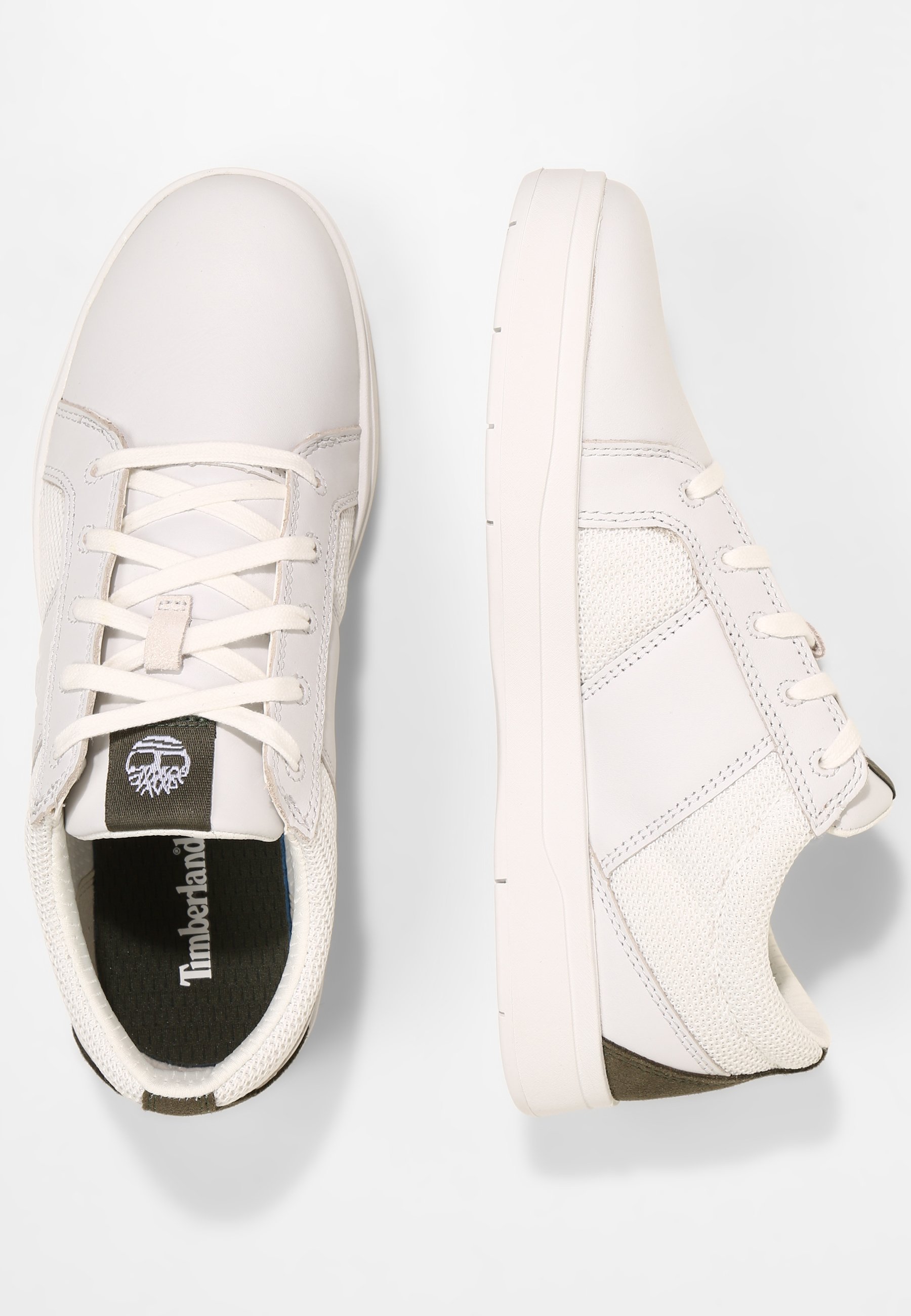 Timberland DAVIS SQUARE - Sneakers basse - white fullgrain wgrn/avorio -  Zalando.it