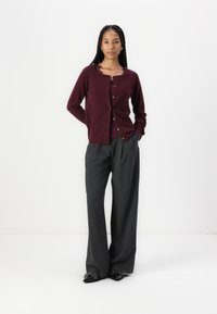 Rosemunde LAICA O NECK CARDIGAN - Kofta - winetasting