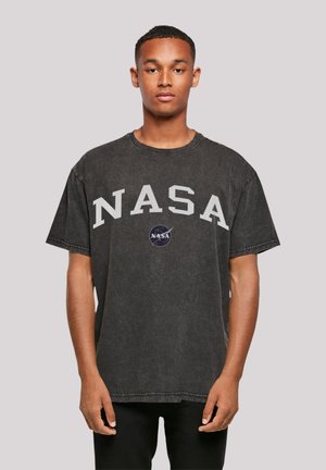 F4NT4STIC NASA COLLEGIATE LOGO - Print T-shirt - schwarz