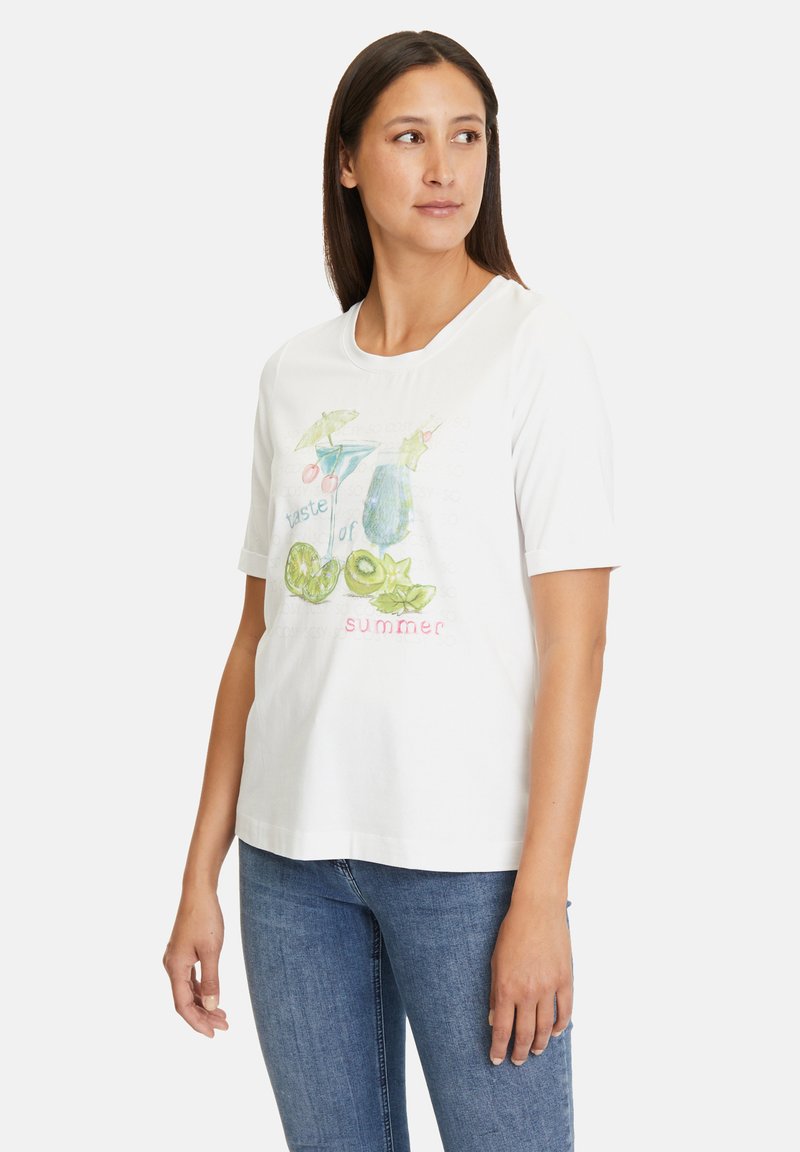 Betty Barclay TShirt print white green/weiß Zalando.de