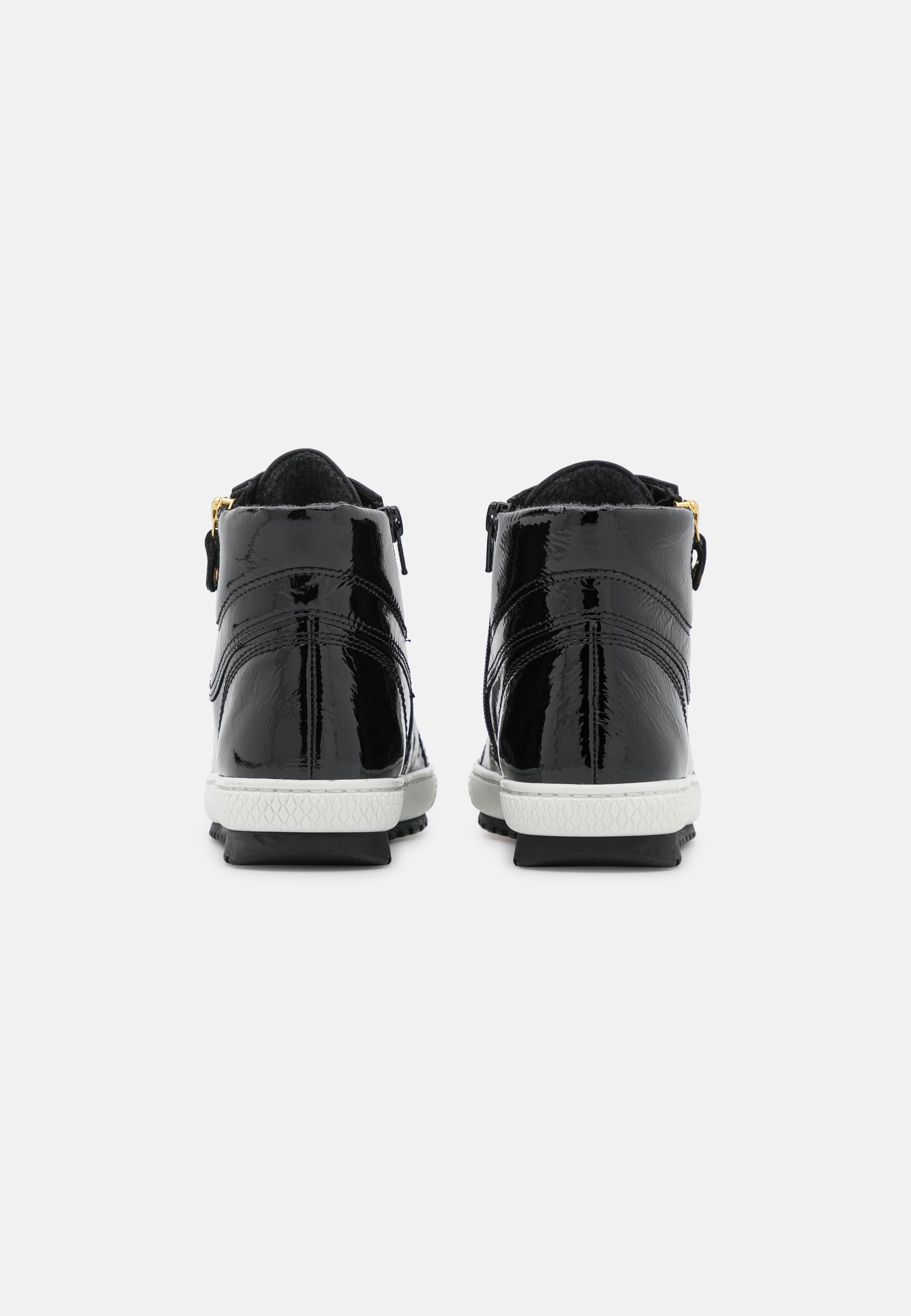 Gabor Sneakers hoog - schwarz/gold/zwart - Zalando.nl