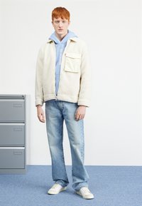 Alpha Industries HOODIE - Mikina s kapucňou - light blue