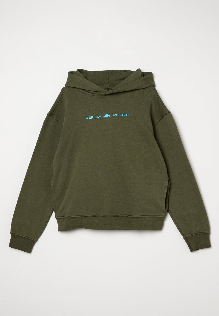Replay Hoodie kaki Replay Hoodie kaki