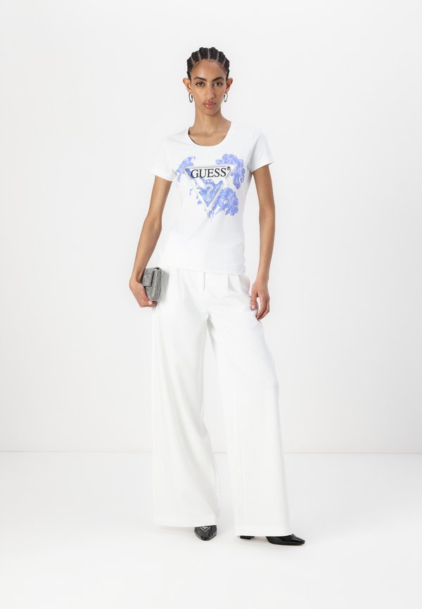 FLOWER TRIANGLE TEE - Print T-shirt2