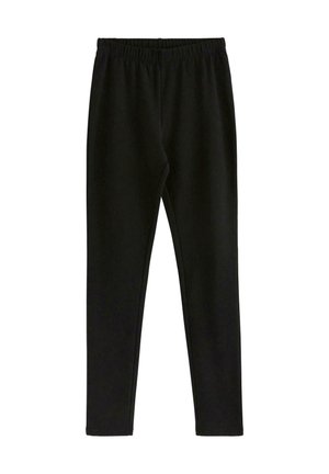 Lindex, WITH BRUSHED INSIDE - Leggings - black
