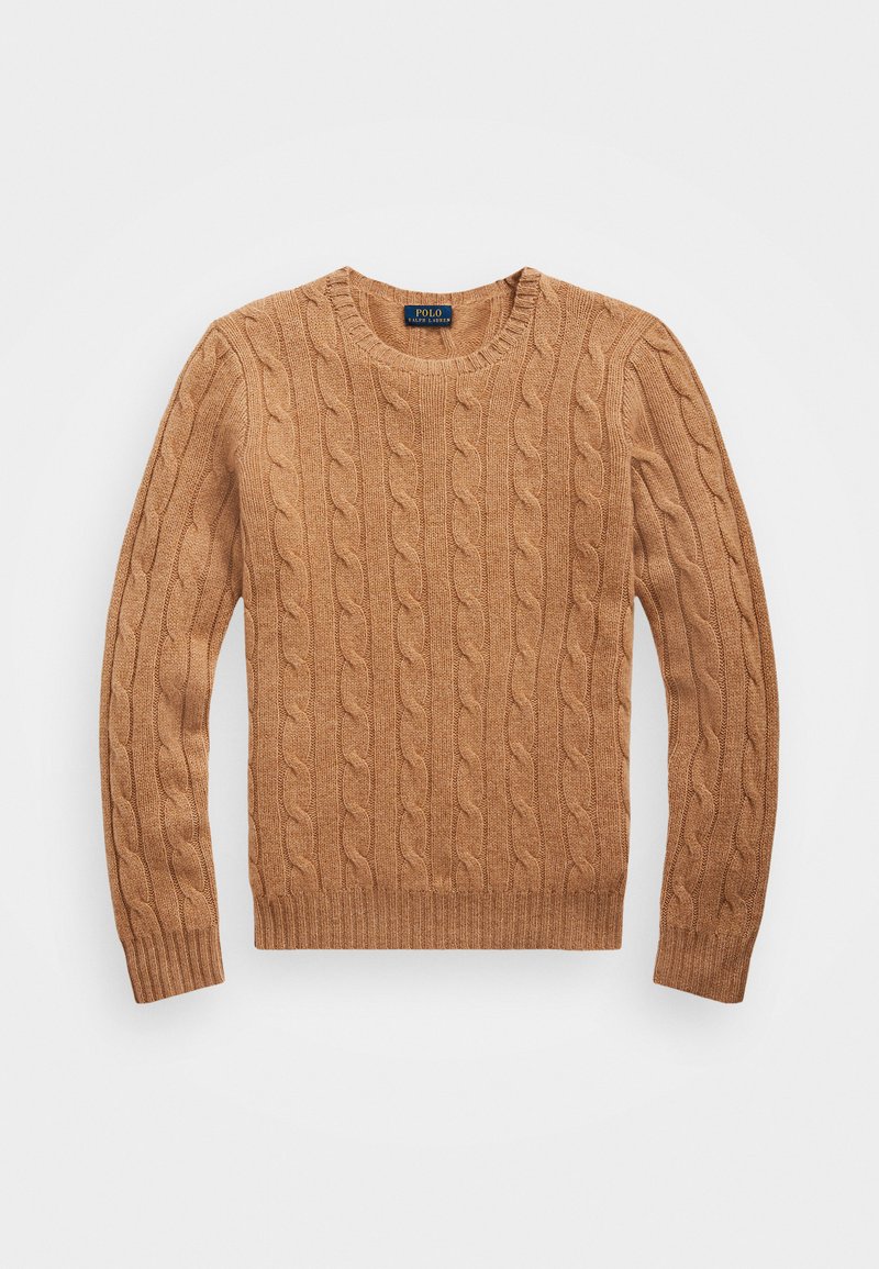 Polo Ralph Lauren - JULIANNA CLASSIC LONG SLEEVE - Trui - camel melange, Vergroten