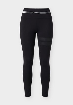 Stronger, SIGNATURE LOGO - Leggings - black