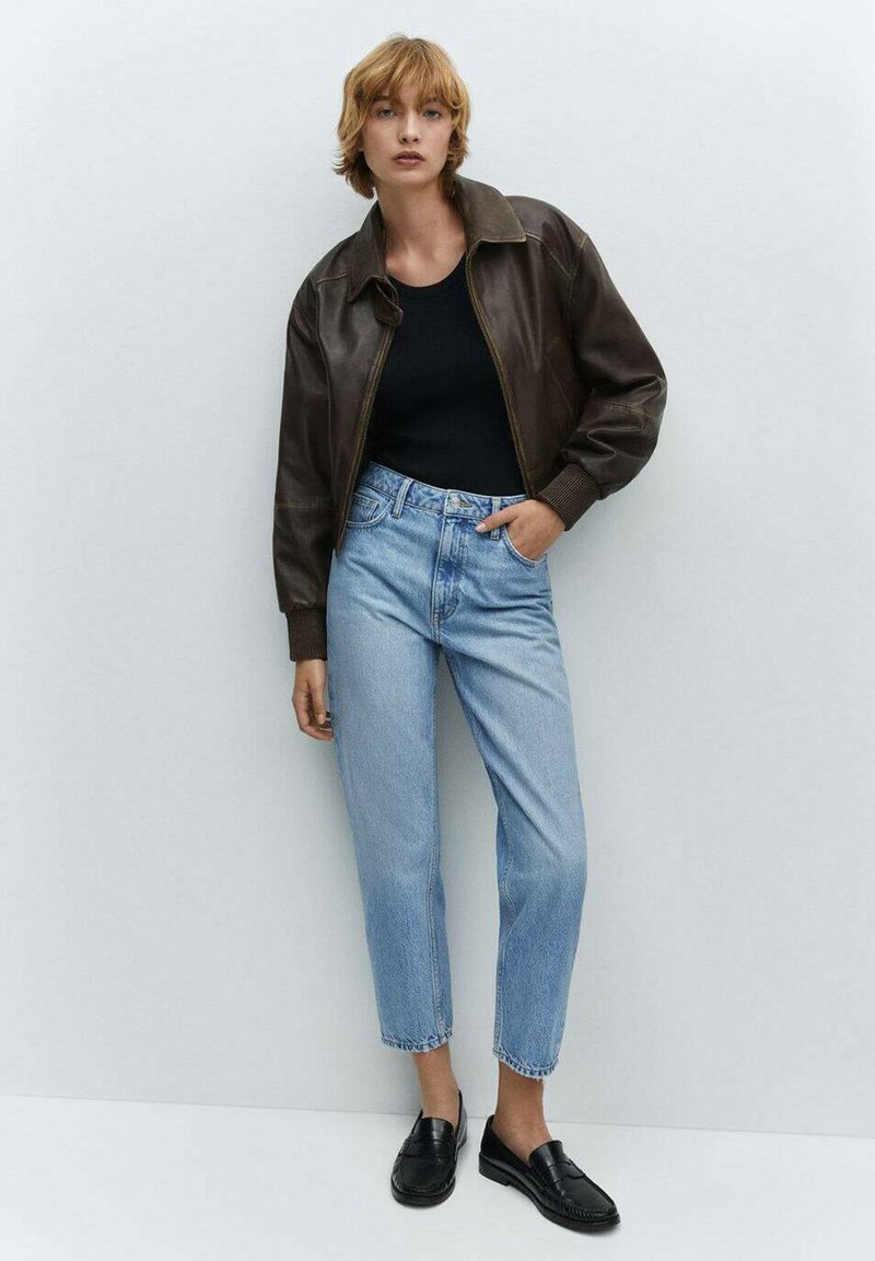 Mango MOM2000 - Jeans Tapered Fit - middenblauw/blau - Zalando.de 