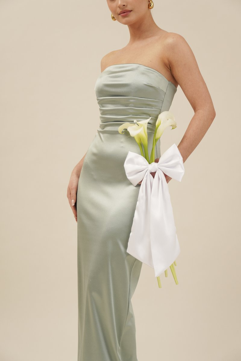 WAL G PETITE TALLY BANDEAU DRESS - Cocktail dress / Party dress - sage green/light  green - Zalando.ie