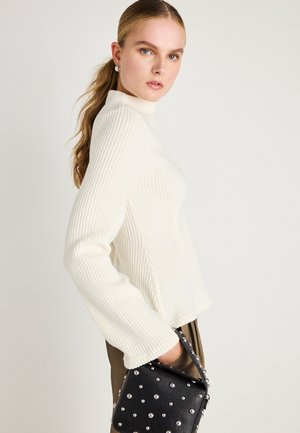 PEPLUM - Majica z dolgimi rokavi - egret