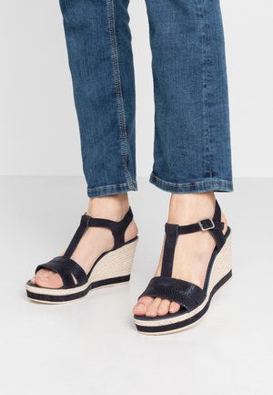 High Heel Sandalette - navy