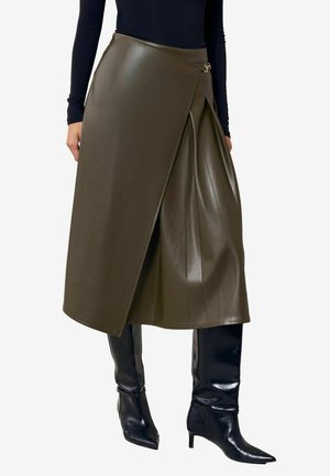 Lipsy, Wrap skirt - olive green