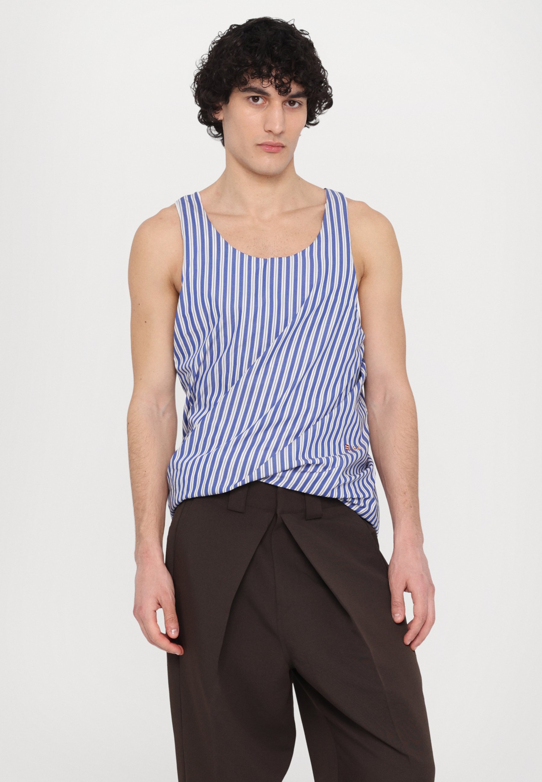 BLUEMARBLE STRIPED TWIST TANK - Top - blue/blau - Zalando.ch